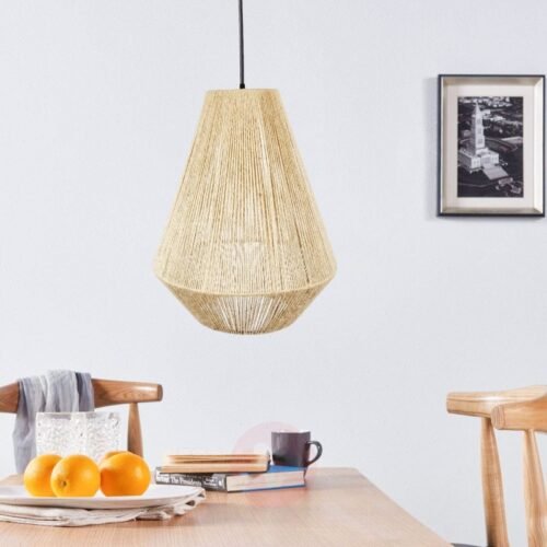 Suspension corde « ROSS » E27 – Naturelle