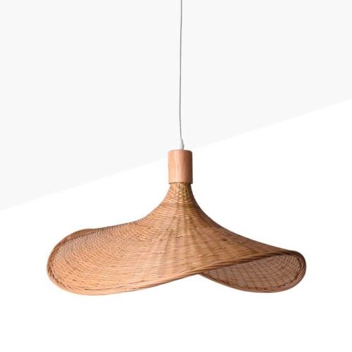 Suspension en osier « Bellas » – Compatible E27
