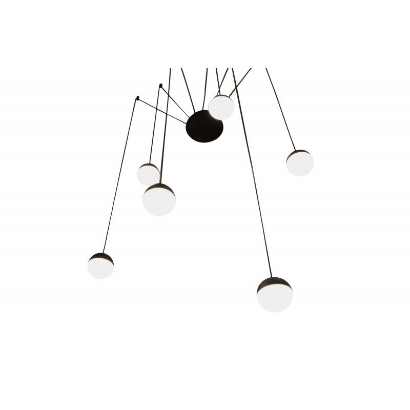 Suspension LED design Orbit 6x8W (48W) - Blanc chaud 2700K 5 Suspension LED design Orbit 6x8W (48W) - Blanc chaud 2700K – Image 5