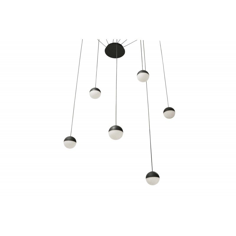 Suspension LED design Orbit 6x8W (48W) - Blanc chaud 2700K 6 Suspension LED design Orbit 6x8W (48W) - Blanc chaud 2700K – Image 6