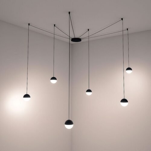 Suspension LED design Orbit 6x8W (48W) – Blanc chaud 2700K