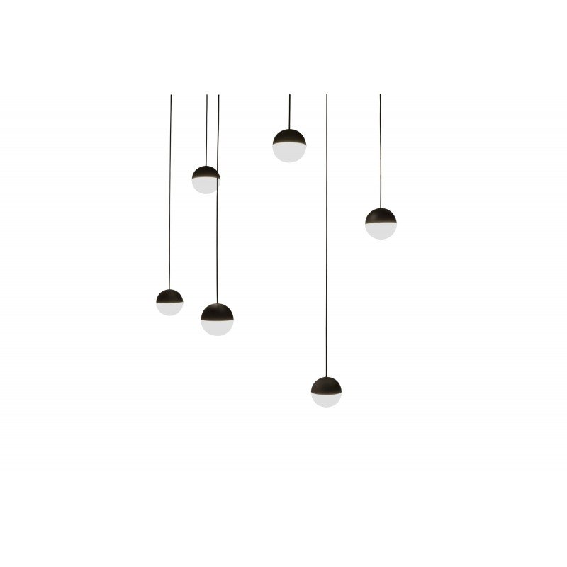 Suspension LED design Orbit 6x8W (48W) - Blanc chaud 2700K 7 Suspension LED design Orbit 6x8W (48W) - Blanc chaud 2700K – Image 7