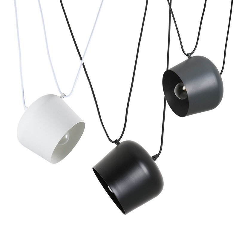 Suspension E27 "Agos" moderne – En aluminium 2 Suspension E27 "Agos" moderne – En aluminium – Image 2