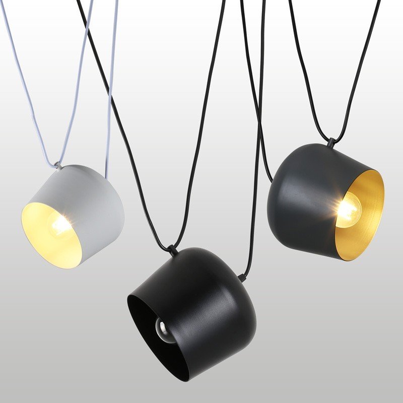 Suspension E27 "Agos" moderne – En aluminium 12 Suspension E27 "Agos" moderne – En aluminium – Image 12