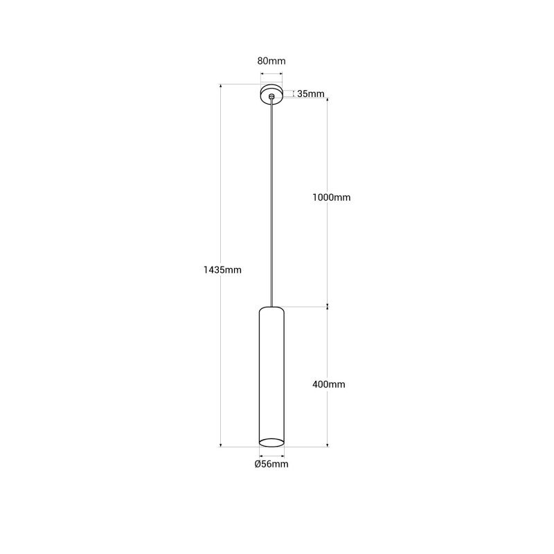 Suspension cylindrique "TUB" - GU10 14 Suspension cylindrique "TUB" - GU10 – Image 14