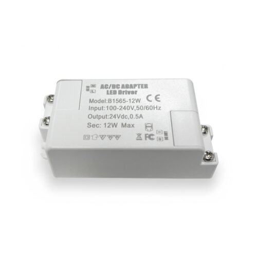 Alimentation LED 24V DC 12W 0.5A 100-240V