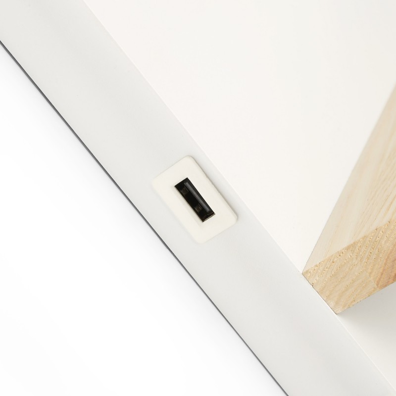 Applique murale élégante "Artin" - Avec spot LED orientable et port USB - E27 + 3W 15 Applique murale élégante "Artin" - Avec spot LED orientable et port USB - E27 + 3W – Image 15