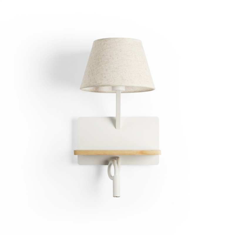 Applique murale élégante "Artin" - Avec spot LED orientable et port USB - E27 + 3W 5 Applique murale élégante "Artin" - Avec spot LED orientable et port USB - E27 + 3W – Image 5
