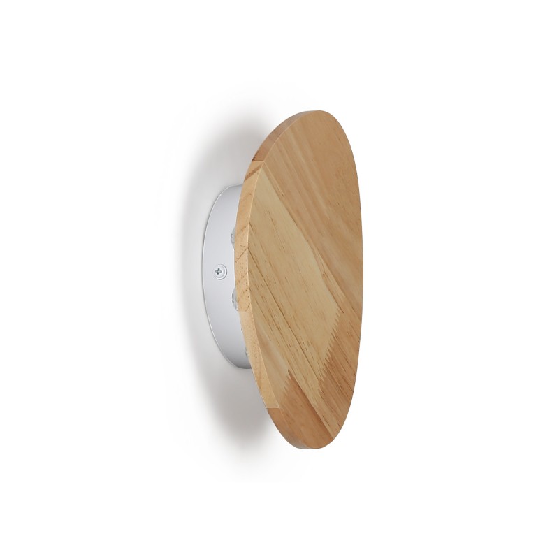 Applique murale LED en bois "Eclipse 3" 8W – Économique – 2700K Chaleureux 12 Applique murale LED en bois "Eclipse 3" 8W – Économique – 2700K Chaleureux – Image 12