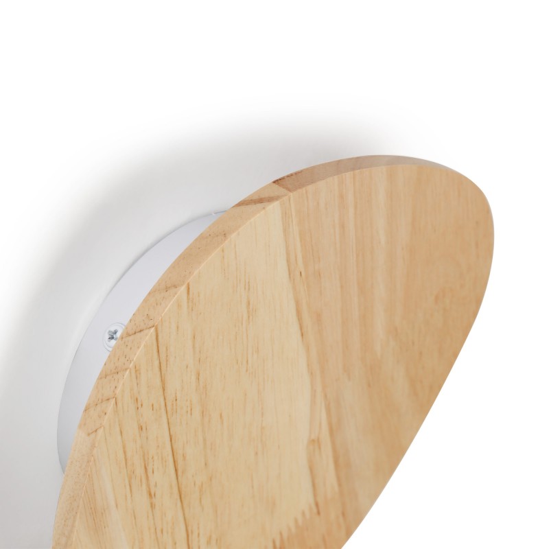 Applique murale LED en bois "Eclipse 3" 8W – Économique – 2700K Chaleureux 13 Applique murale LED en bois "Eclipse 3" 8W – Économique – 2700K Chaleureux – Image 13