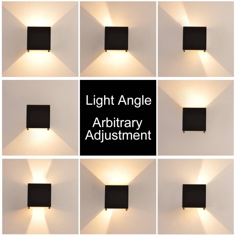 Applique murale LED "KURTIN" moderne 6W - Angle d'ouverture réglable 8 Applique murale LED "KURTIN" moderne 6W - Angle d'ouverture réglable – Image 8