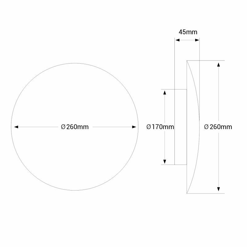 Applique murale LED 18W ronde "Eclipsis" - 3000K - IRCI90 14 Applique murale LED 18W ronde "Eclipsis" - 3000K - IRCI90 – Image 14