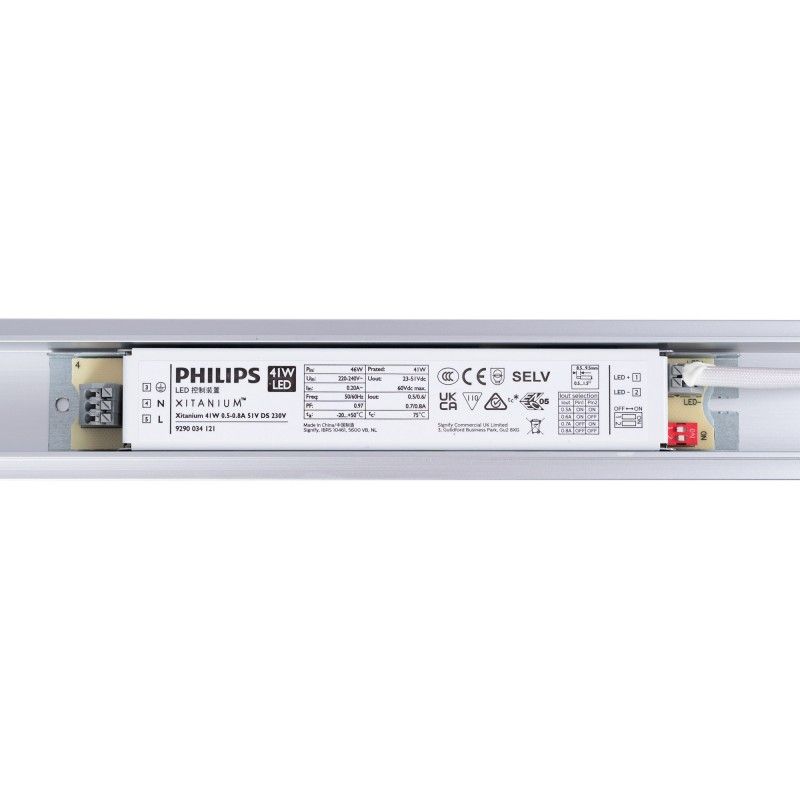 Applique murale LED linéaire en bois "Wooden" - 26W - 100cm - Driver Philips - 2700K 14 Applique murale LED linéaire en bois "Wooden" - 26W - 100cm - Driver Philips - 2700K – Image 14