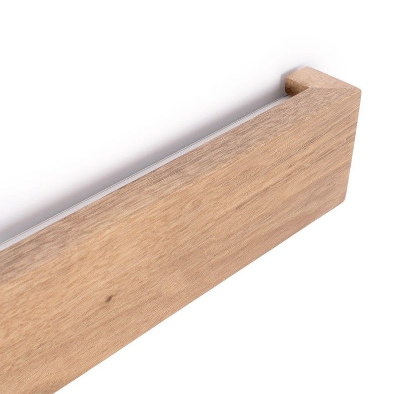 Applique murale LED linéaire en bois "Wooden" - 26W - 100cm - Driver Philips - 2700K 10 Applique murale LED linéaire en bois "Wooden" - 26W - 100cm - Driver Philips - 2700K – Image 10