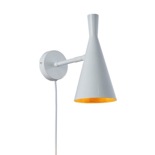 Applique murale orientable avec interrupteur et prise – E27