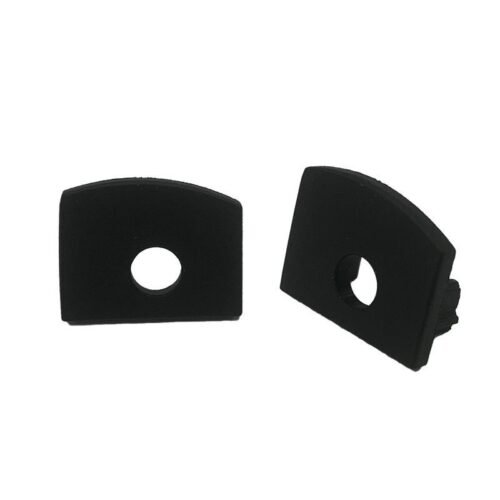 Embout profilé aluminium 40×22 – Finition Professionnelle Noire