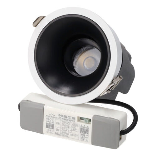 Spot LED encastrable 10W circulaire – Diamètre d’encastrement 75 mm – IP65