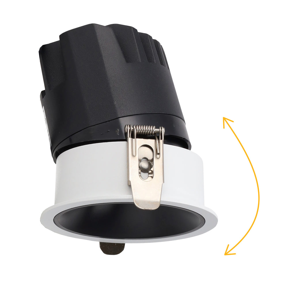 Spot LED encastrable 10W circulaire – Diamètre d'encastrement 75 mm - IP65 2 Spot LED encastrable 10W circulaire – Diamètre d'encastrement 75 mm - IP65 – Image 2