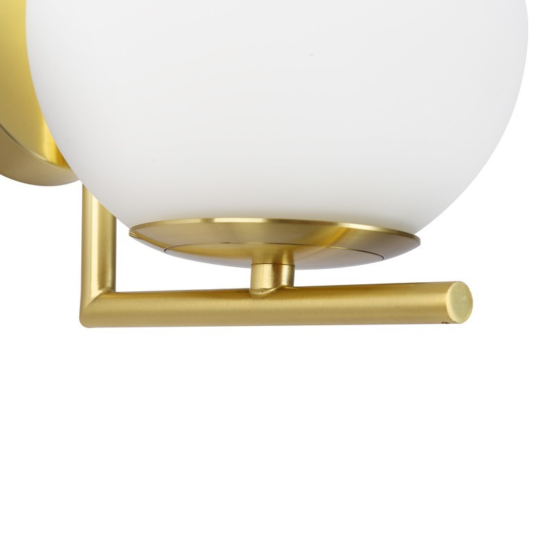 Applique murale en verre globe "Margaret" - E27 G45 14 Applique murale en verre globe "Margaret" - E27 G45 – Image 14