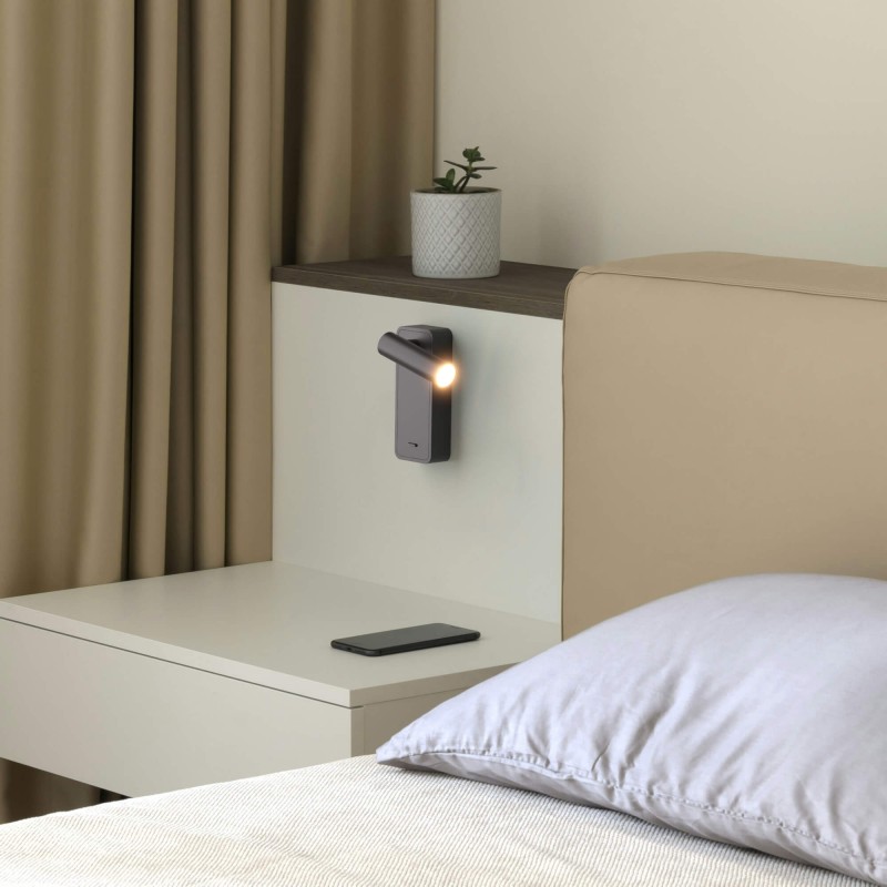 Lampe murale de lecture "RAAM" 3W - Éclairage réglable - 3000K 6 Lampe murale de lecture "RAAM" 3W - Éclairage réglable - 3000K – Image 6