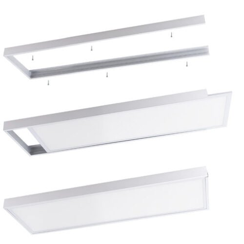 Cadre panneau LED 120×60 – Montage en surface