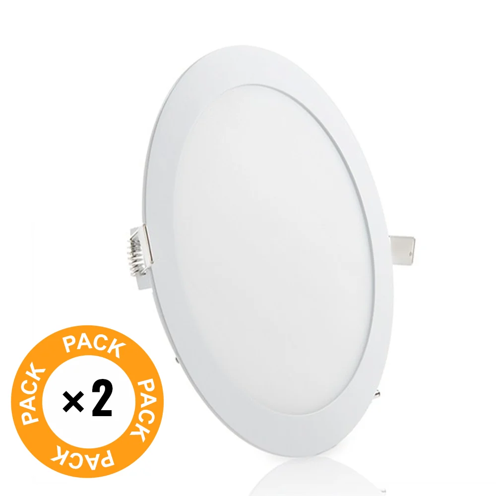 Spot LED circulaire 20W – Pack 2 Haute Performance – 2000 lm 2 Spot LED circulaire 20W – Pack 2 Haute Performance – 2000 lm – Image 2