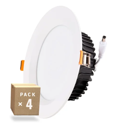 Downlight LED 24W IP65 – Pack 4 Haute Performance – 6000K