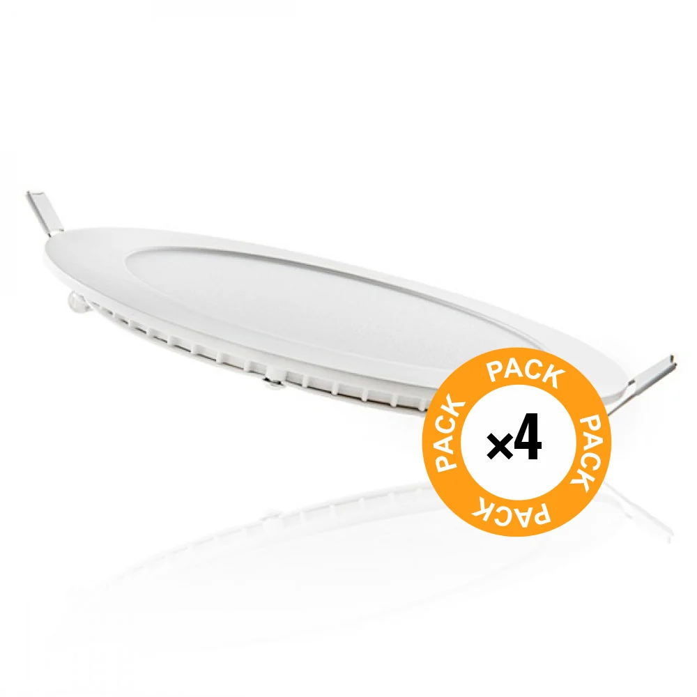 Pack 4 Spots LED Encastrables 12W – Ultra Plat 170mm – Économique 2 Pack 4 Spots LED Encastrables 12W – Ultra Plat 170mm – Économique – Image 2