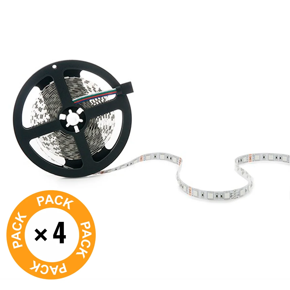 Bande LED RGB 5m Pack 4 – 72W Haute Performance – IP65 Flexible 3 Bande LED RGB 5m Pack 4 – 72W Haute Performance – IP65 Flexible – Image 3