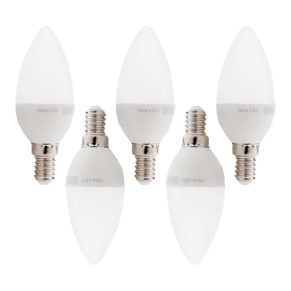 Ampoule LED E14 5W – Pack 5 Économique – 500Lm 40000H 3 Ampoule LED E14 5W – Pack 5 Économique – 500Lm 40000H – Image 3