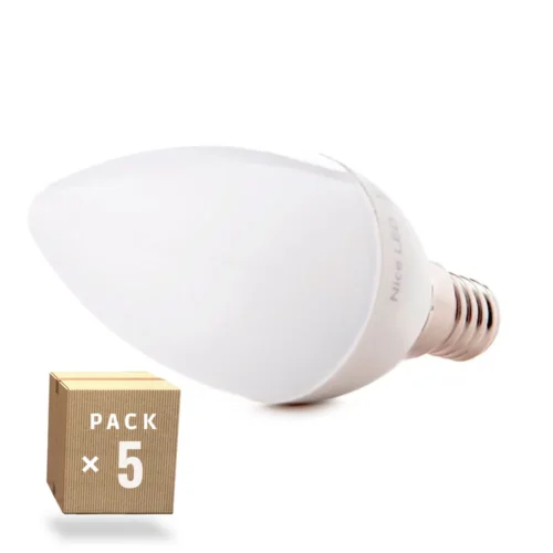 Ampoule LED E14 5W – Pack 5 Économique – 500Lm 40000H