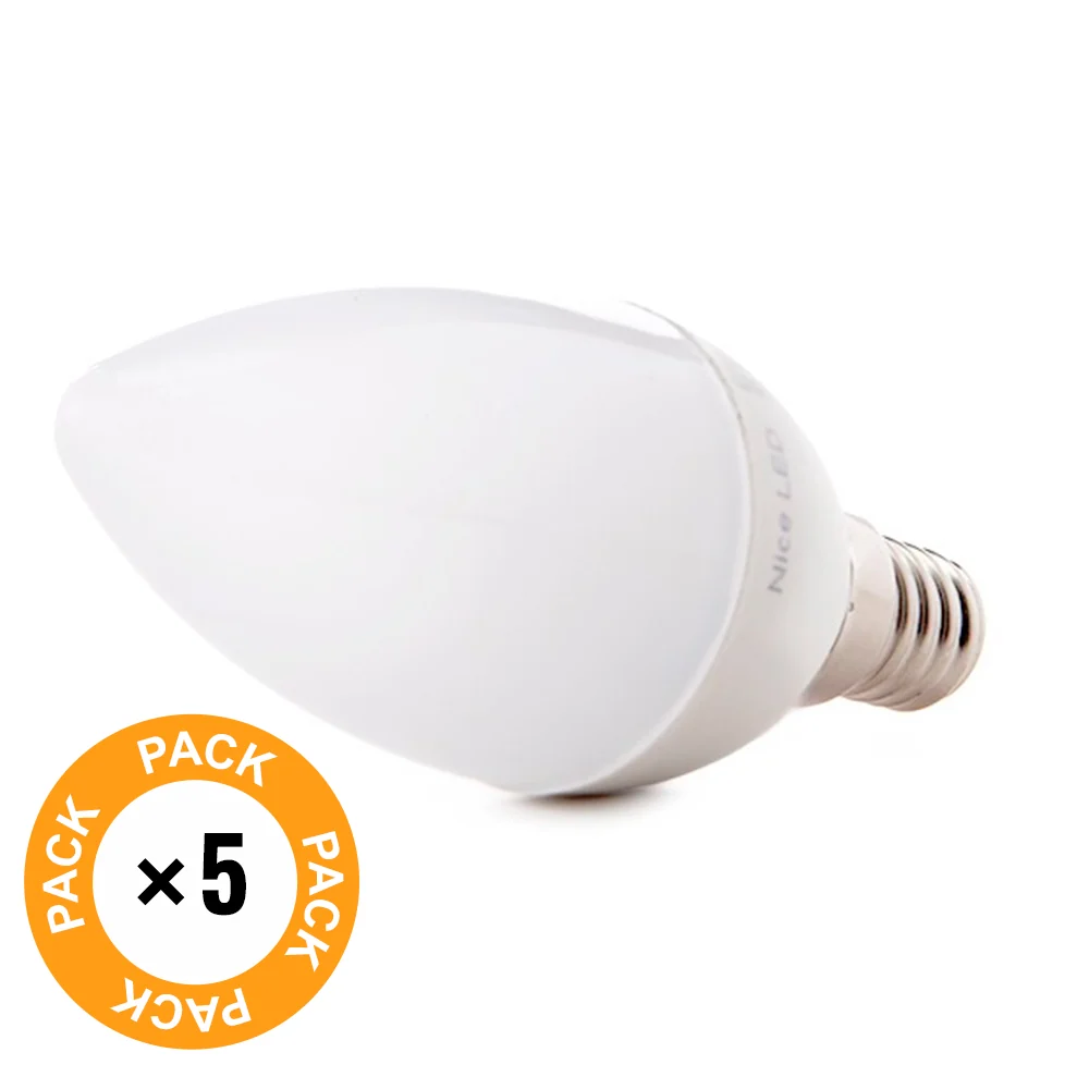Ampoule LED E14 5W – Pack 5 Économique – 500Lm 40000H 2 Ampoule LED E14 5W – Pack 5 Économique – 500Lm 40000H – Image 2