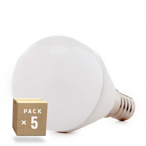 Ampoule LED E14 7W – Pack 5 Économique – 500Lm G45