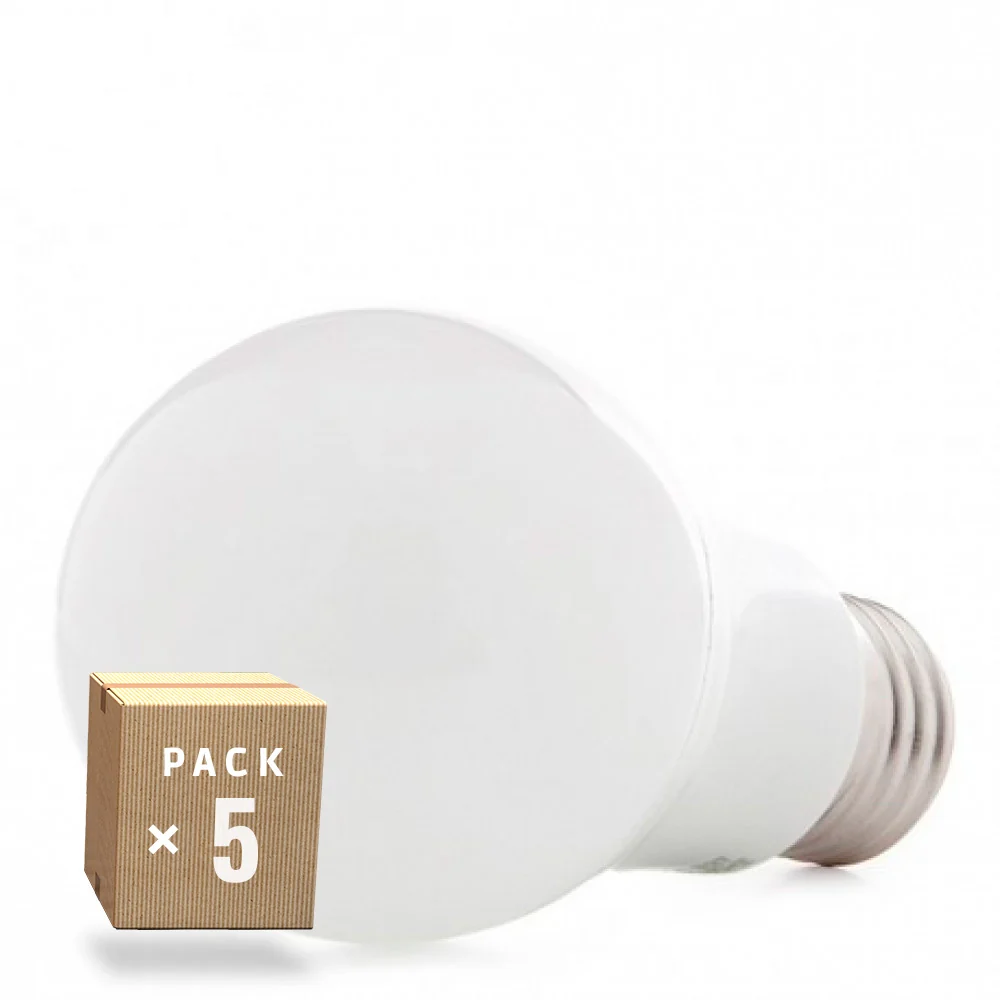 Ampoule LED E27 5W – Pack 5 Économique – 450Lm 40000H 1 Ampoule LED E27 5W – Pack 5 Économique – 450Lm 40000H