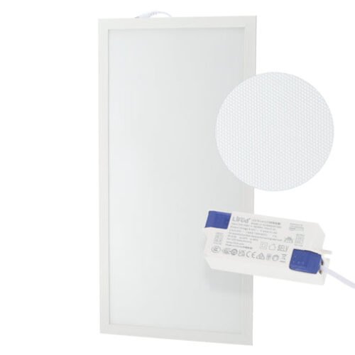 Panneau LED 60×30 encastrable 28W – UGR17 – Économique