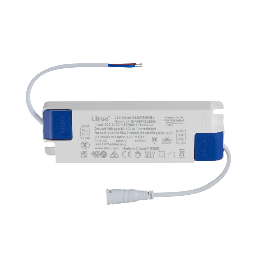 Panneau LED 60x60 60W encastrable – Driver Lifud - Puissant 6 Panneau LED 60x60 60W encastrable – Driver Lifud - Puissant – Image 6