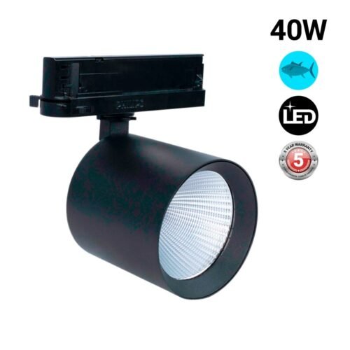 Spot LED triphasé 40W – Haute performance – Poissonnerie