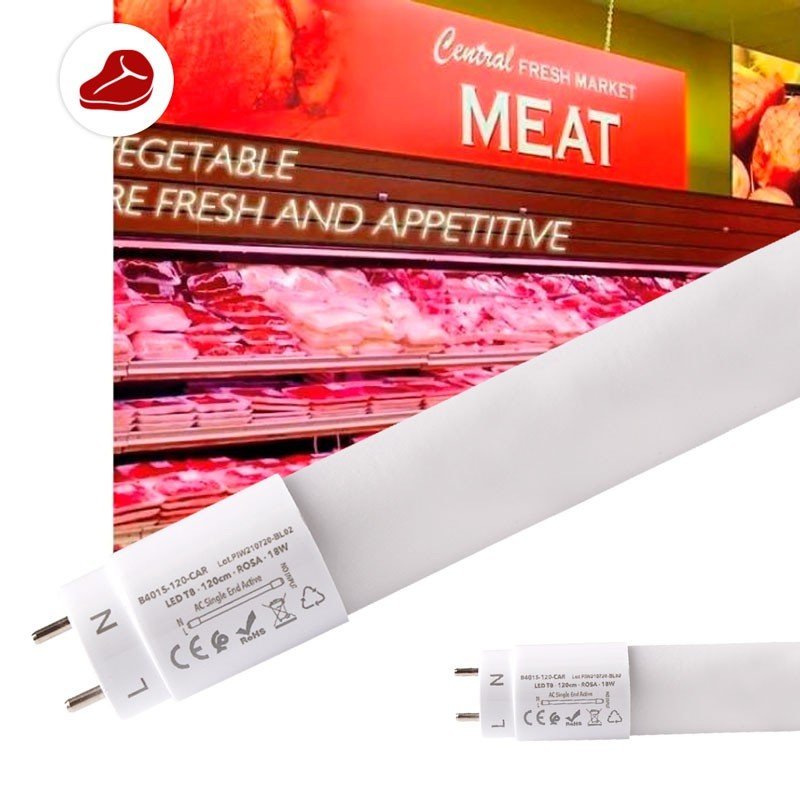 Tube LED T8 120cm 18W – Haute Performance – Spécial Boucherie 2 Tube LED T8 120cm 18W – Haute Performance – Spécial Boucherie – Image 2