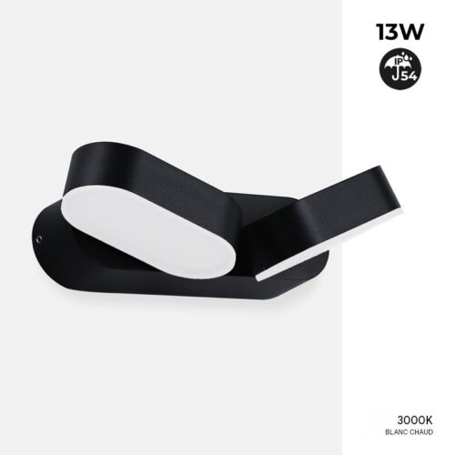 Applique pour extérieur réglable « Endura » 13W – IP54 – Blanc chaud 3000K