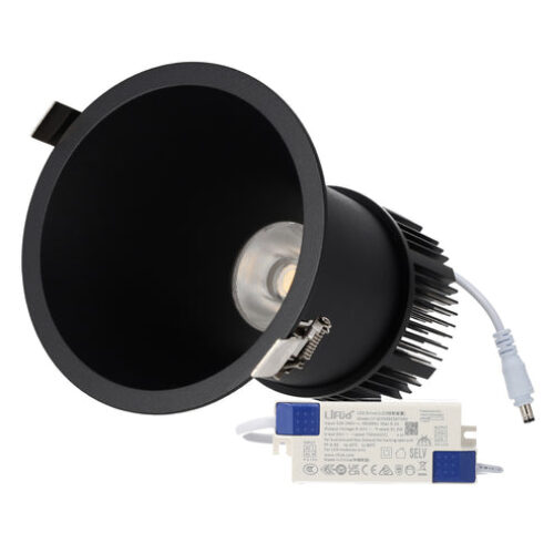 Spot LED encastrable 30W circulaire – Puissant – CRI 95 – Driver lifud