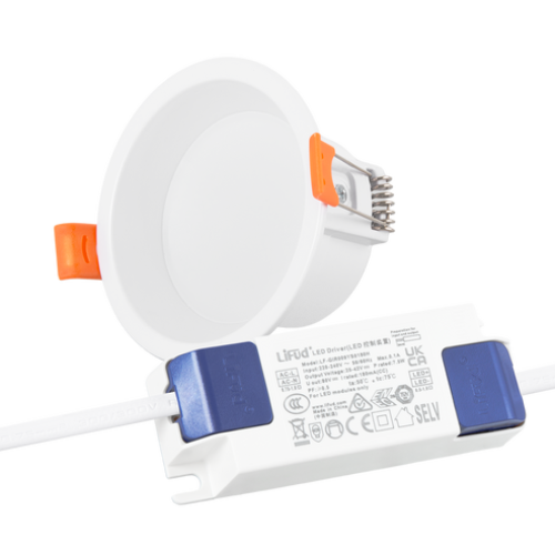 Spot downlight LED 7W circulaire – Driver LIFUD – sans scintillement