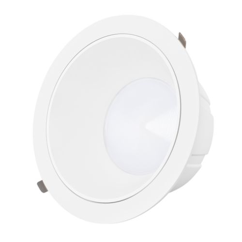 Spot LED circulaire downlight 40W encastrable 5600Lm – Anti-éblouissant UGR19