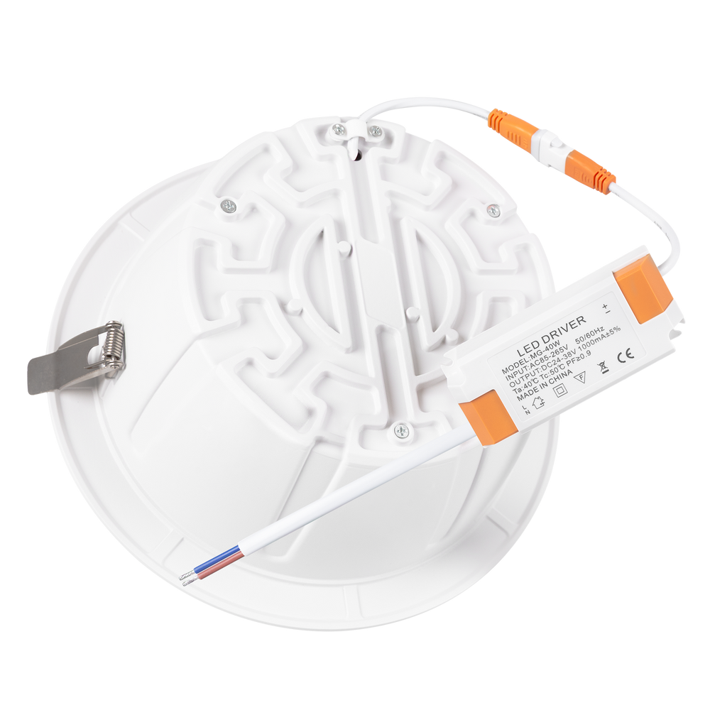 Spot LED circulaire downlight 40W encastrable 5600Lm - Anti-éblouissant UGR19 5 Spot LED circulaire downlight 40W encastrable 5600Lm - Anti-éblouissant UGR19 – Image 5