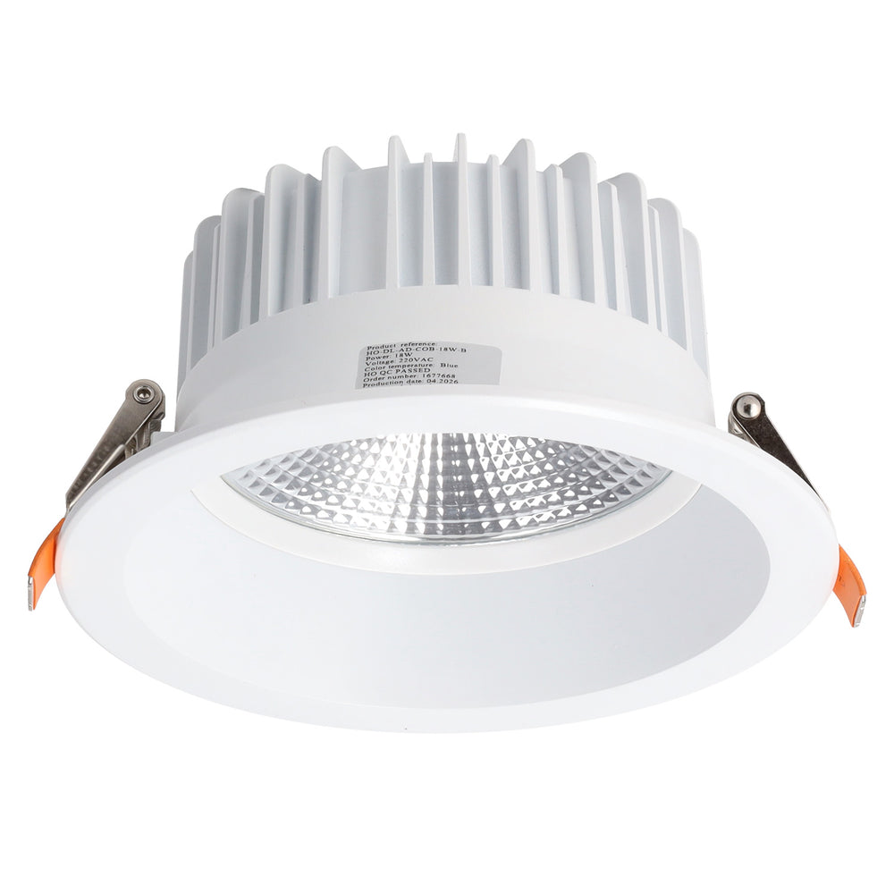 Spot encastré circulaire LED 18W 2520 lm anti-éblouissement UGR19 - Lumière verte 3 Spot encastré circulaire LED 18W 2520 lm anti-éblouissement UGR19 - Lumière verte – Image 3