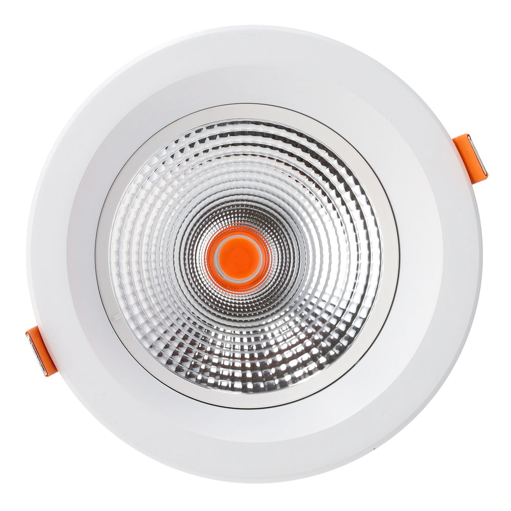 Spot LED encastré rond 18W 2520 lm anti-éblouissement UGR19 - Lumière rouge 3 Spot LED encastré rond 18W 2520 lm anti-éblouissement UGR19 - Lumière rouge – Image 3