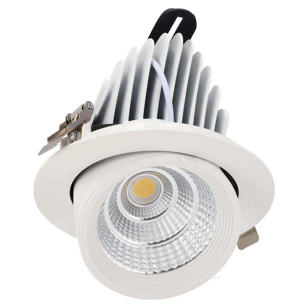 Spot LED boucherie 36W encastrable circulaire – Orientable – Lumière rose - IRC90 3 Spot LED boucherie 36W encastrable circulaire – Orientable – Lumière rose - IRC90 – Image 3