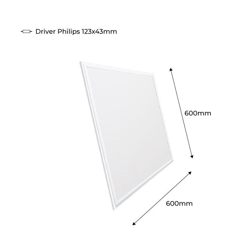 Dalle LED 60x60 44W – UGR19 Professionnel – Lot de 12 8 Dalle LED 60x60 44W – UGR19 Professionnel – Lot de 12 – Image 8