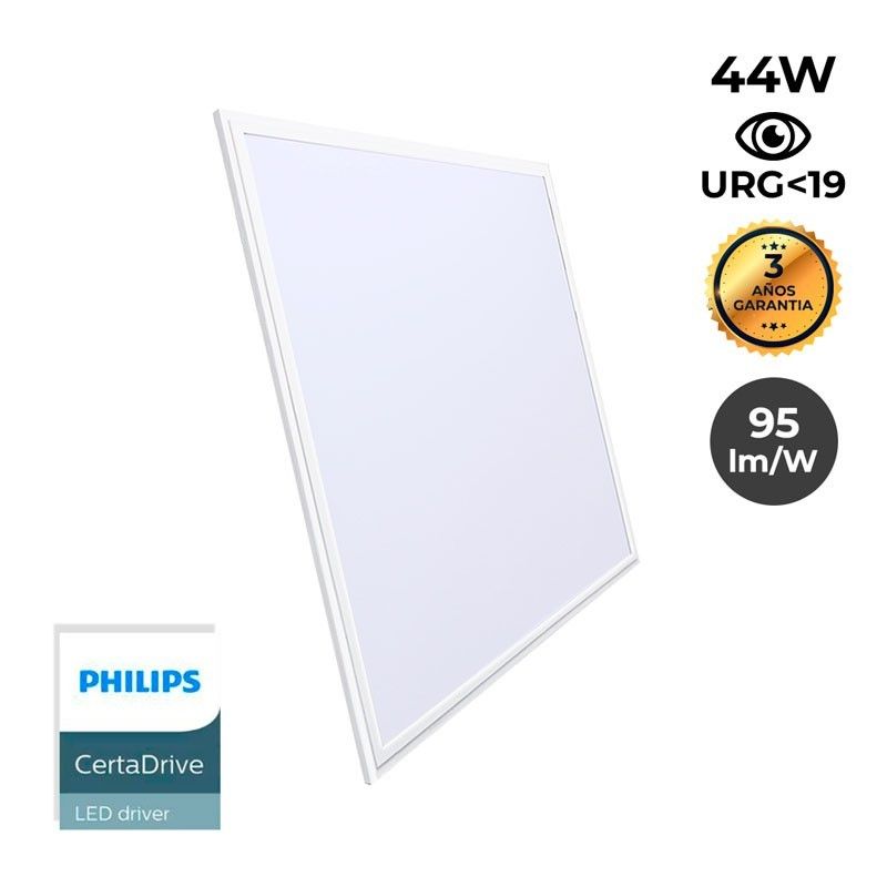 Dalle LED 60x60 Lot de 20 – 44W Ultra Philips – UGR19 2 Dalle LED 60x60 Lot de 20 – 44W Ultra Philips – UGR19 – Image 2