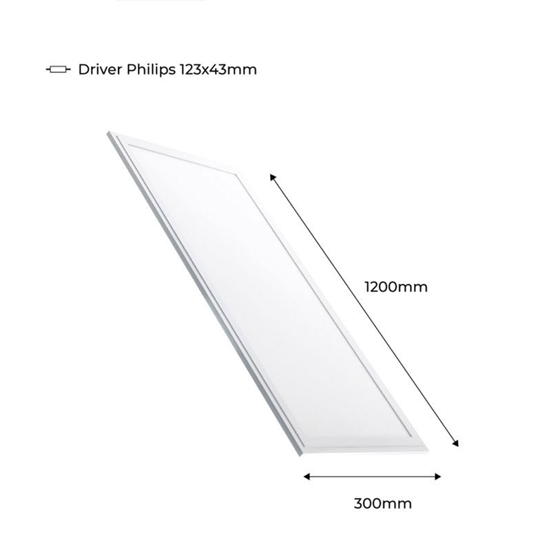 Dalle LED 120x30 Lot de 4 – 44W Ultra Philips – UGR19 9 Dalle LED 120x30 Lot de 4 – 44W Ultra Philips – UGR19 – Image 9