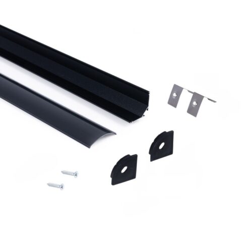 Profilé angle LED 20x20mm – Ultra – Surface 1 m
